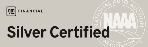 GM Financial Silver Certified 2026 Decal 11x3.5