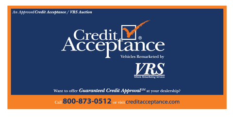 VRS Credit Acceptance Decal