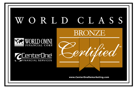 World Omni Bronze Certified Decal