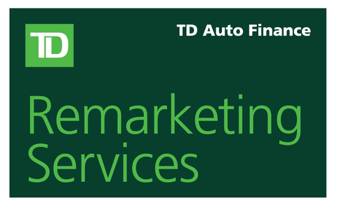 TD Auto Finance Remarketing Services Decal