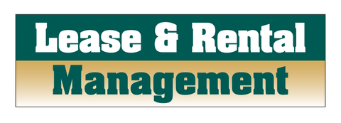 Lease & Rental Management Decal