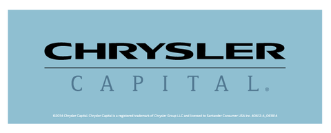 Chrysler Capital Decal