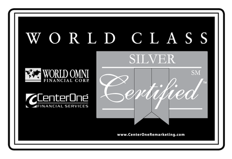 World Omni Silver Certified Topper