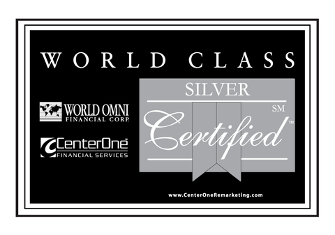 World Omni Silver Certified Banner